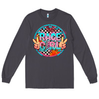 Smoke race girl Long Sleeve Tee - AdoDesignShop