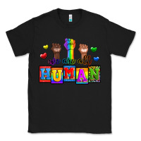 Black we are all human Classic Tee - Zillion Design Studio