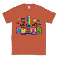 Copper we are all human Classic Tee - Zillion Design Studio