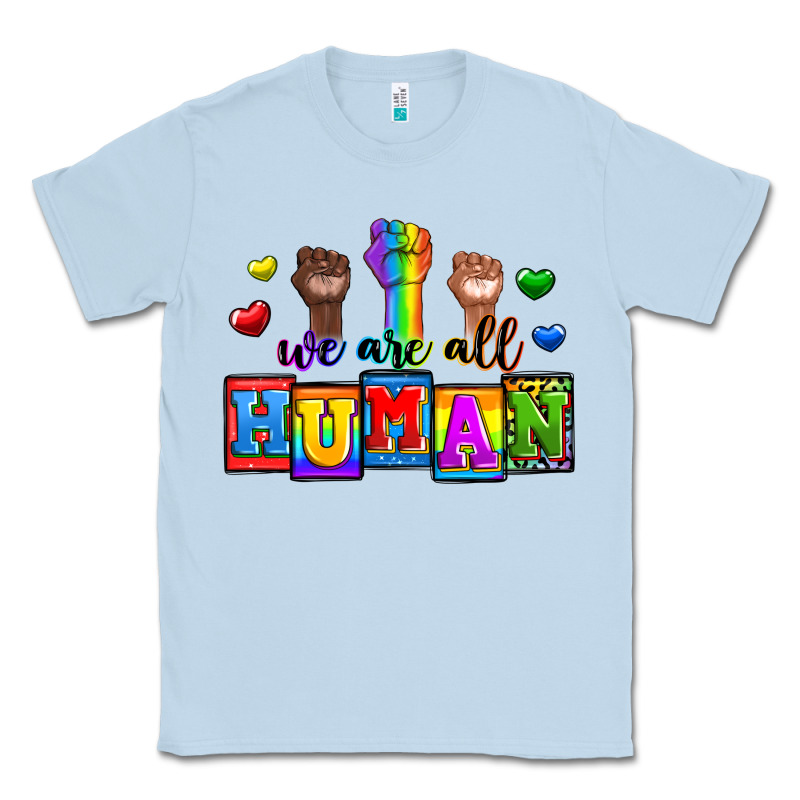 We Are All Human Classic Tee by Zillion Design Studio | Teevron