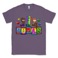 Lavender we are all human Classic Tee - Zillion Design Studio