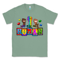 Sage we are all human Classic Tee - Zillion Design Studio