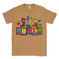 Toasted Coconut we are all human Classic Tee - Zillion Design Studio