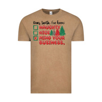 Vintage Coffee dear santa ive been Vintage Tee - MaliasSmallBusiness