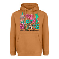 Meerkat nurse coffee scrubs rubber gloves Heavyweight Hoodie - Jasminsmagicworld