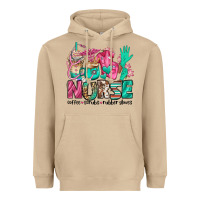 Mushroom nurse coffee scrubs rubber gloves Heavyweight Hoodie - Jasminsmagicworld