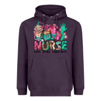 Plum nurse coffee scrubs rubber gloves Heavyweight Hoodie - Jasminsmagicworld