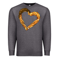 Charcoal Heather churros Premium Sweatshirt - AdoDesignShop