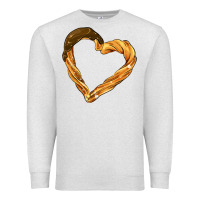 Oatmeal Heather churros Premium Sweatshirt - AdoDesignShop