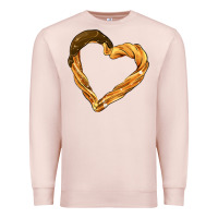 Pale Pink churros Premium Sweatshirt - AdoDesignShop