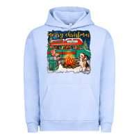 Merry Christmas With Camper Van Urban Hoodie | Teevron