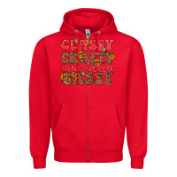 Red classy crafty and hella sassy Zipper Hoodie - HRA Design Shop