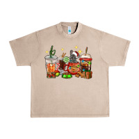 French Oak Christmas coffee cups with French Bulldog Urban Heavy Tee - RanaPortraitStore