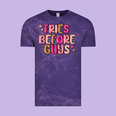 Vintage Tee fries before guys