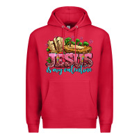 Cardinal jesus is my valentine Premium Hoodie - AdoDesignShop