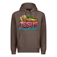 Coffee jesus is my valentine Premium Hoodie - AdoDesignShop