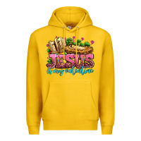 Lemon jesus is my valentine Premium Hoodie - AdoDesignShop