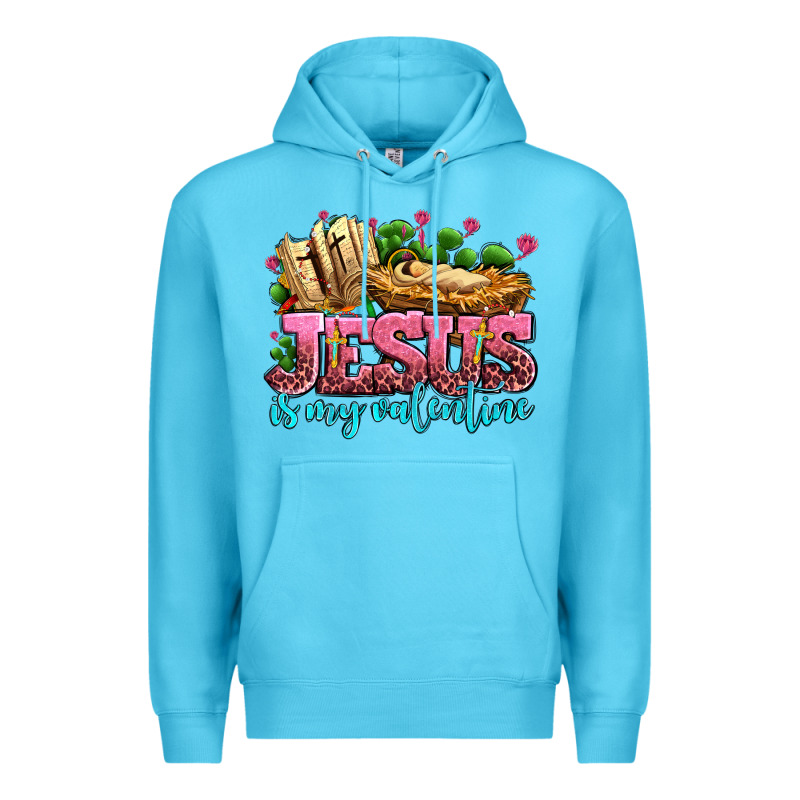 Jesus Is My Valentine Premium Hoodie by AdoDesignShop | Teevron