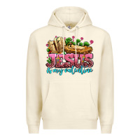 Sandshell jesus is my valentine Premium Hoodie - AdoDesignShop