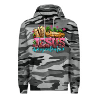 Slate Camo jesus is my valentine Premium Hoodie - AdoDesignShop