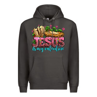 Smoke jesus is my valentine Premium Hoodie - AdoDesignShop
