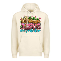 Tofu jesus is my valentine Premium Hoodie - AdoDesignShop