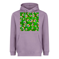 Lavender halloween eye balls seamless pattern Heavyweight Hoodie - BundleAndBundleShop