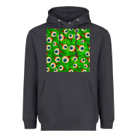Smoke halloween eye balls seamless pattern Heavyweight Hoodie - BundleAndBundleShop