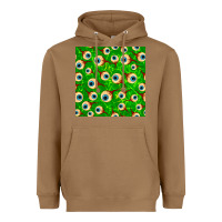 Toasted Coconut halloween eye balls seamless pattern Heavyweight Hoodie - BundleAndBundleShop