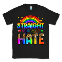 Black straight against hate Classic Tee - Zillion Design Studio