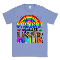 Colony Blue straight against hate Classic Tee - Zillion Design Studio