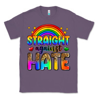 Lavender straight against hate Classic Tee - Zillion Design Studio
