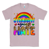 Lilac straight against hate Classic Tee - Zillion Design Studio