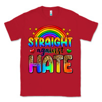 Red straight against hate Classic Tee - Zillion Design Studio