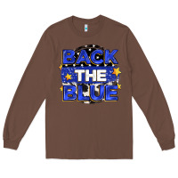 Chestnut back the blue Long Sleeve Tee - Zillion Design Studio