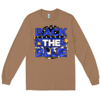 Toasted Coconut back the blue Long Sleeve Tee - Zillion Design Studio