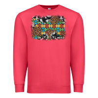 Cardinal autism awareness leopard cowhide background Premium Sweatshirt - Artiststas