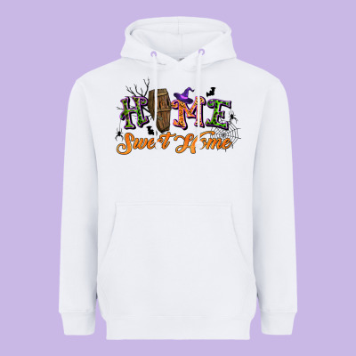 Halloween Home Sweet Home Heavyweight Hoodie Designed By Bundleandbundleshop