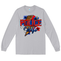 Moon Dust police wife with lightning bolt Long Sleeve Tee - Zillion Design Studio