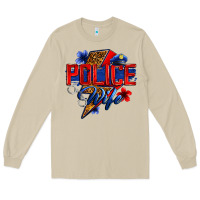 Mushroom police wife with lightning bolt Long Sleeve Tee - Zillion Design Studio