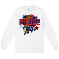 White police wife with lightning bolt Long Sleeve Tee - Zillion Design Studio