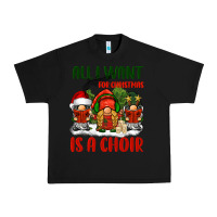 Black all i want for christmas is a choir Urban Heavy Tee - BarkalooDesign
