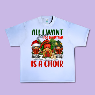 All I Want For Christmas Is A Choir Urban Heavy Tee Designed By Barkaloodesign