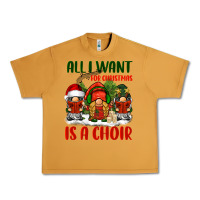 Peanut Butter all i want for christmas is a choir Urban Heavy Tee - BarkalooDesign