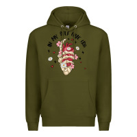 Army Green in my self love era Premium Hoodie - MaliasSmallBusiness