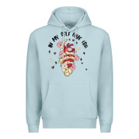 Blue Mist in my self love era Premium Hoodie - MaliasSmallBusiness