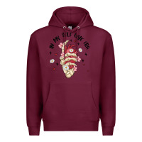 Burgundy in my self love era Premium Hoodie - MaliasSmallBusiness