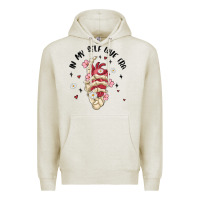 Oatmeal Heather in my self love era Premium Hoodie - MaliasSmallBusiness