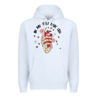 White in my self love era Premium Hoodie - MaliasSmallBusiness