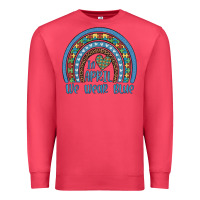 Cardinal in april we wear blue autism awareness leopard rainbow Premium Sweatshirt - Artiststas